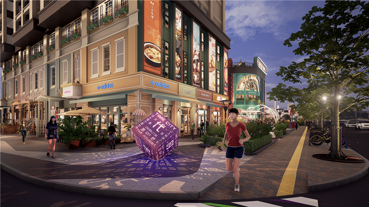 时代城商业街设计